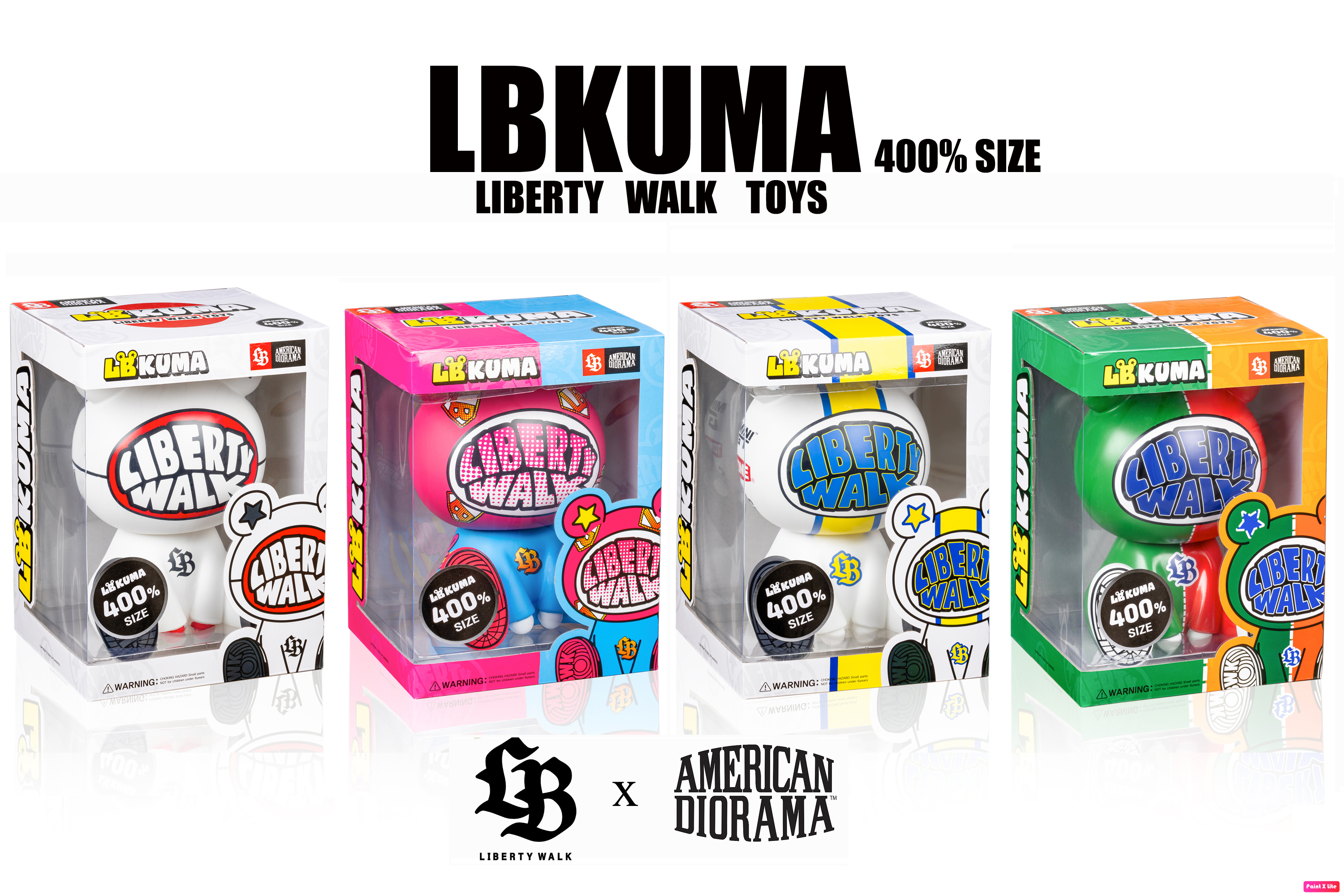 American Diorama x Liberty Walk 400% LB Kuma Collectible Figure - Style: F40