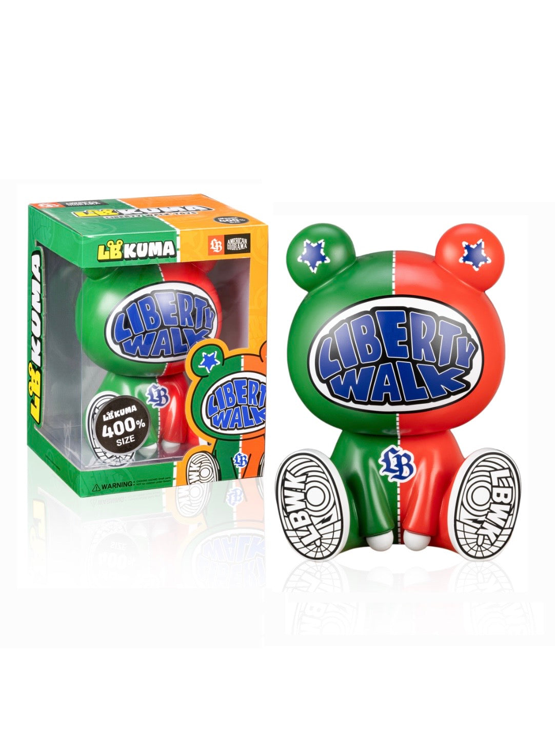 American Diorama x Liberty Walk 400% LB Kuma Collectible Figure - Style: RX-7